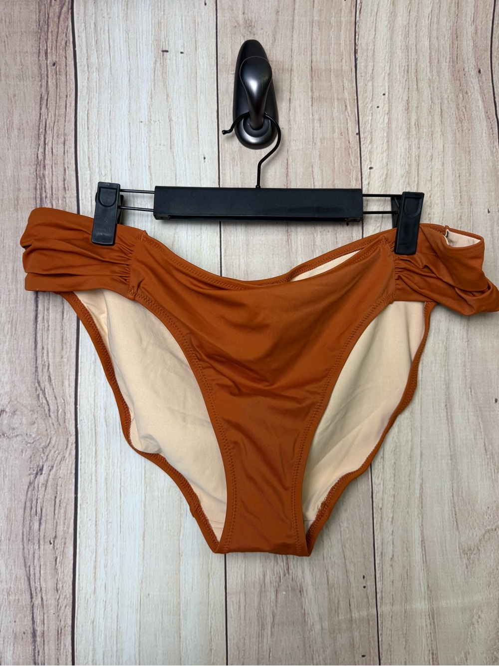 Amazon Essentials Rust-Tone High-Cut Bikini Bottom